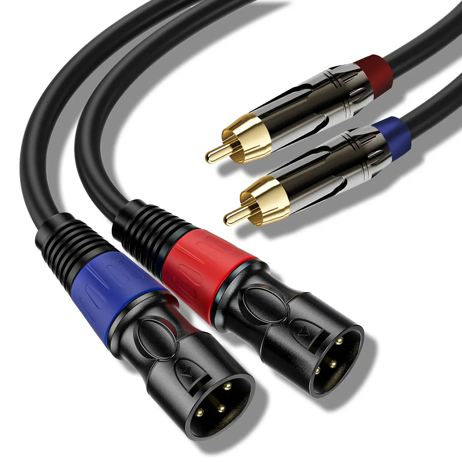 AUDIO/VIDEO KABEL - SCART MANNELIJK NAAR 2 x RCA MANNELIJK, 3m - Audio AUDIO/VIDEO KABEL - SCART MANNELIJK NAAR 2 x RCA MANNELIJK, 3m - Audio