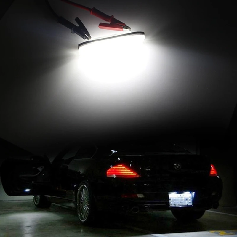 A82M-2PCS 자동차 LED 번호판 조명 볼보 S80 XC90 S40 XC60 S60 C70 V50 XC70 V70 화이트 용 슈퍼 브라이트 캔버스