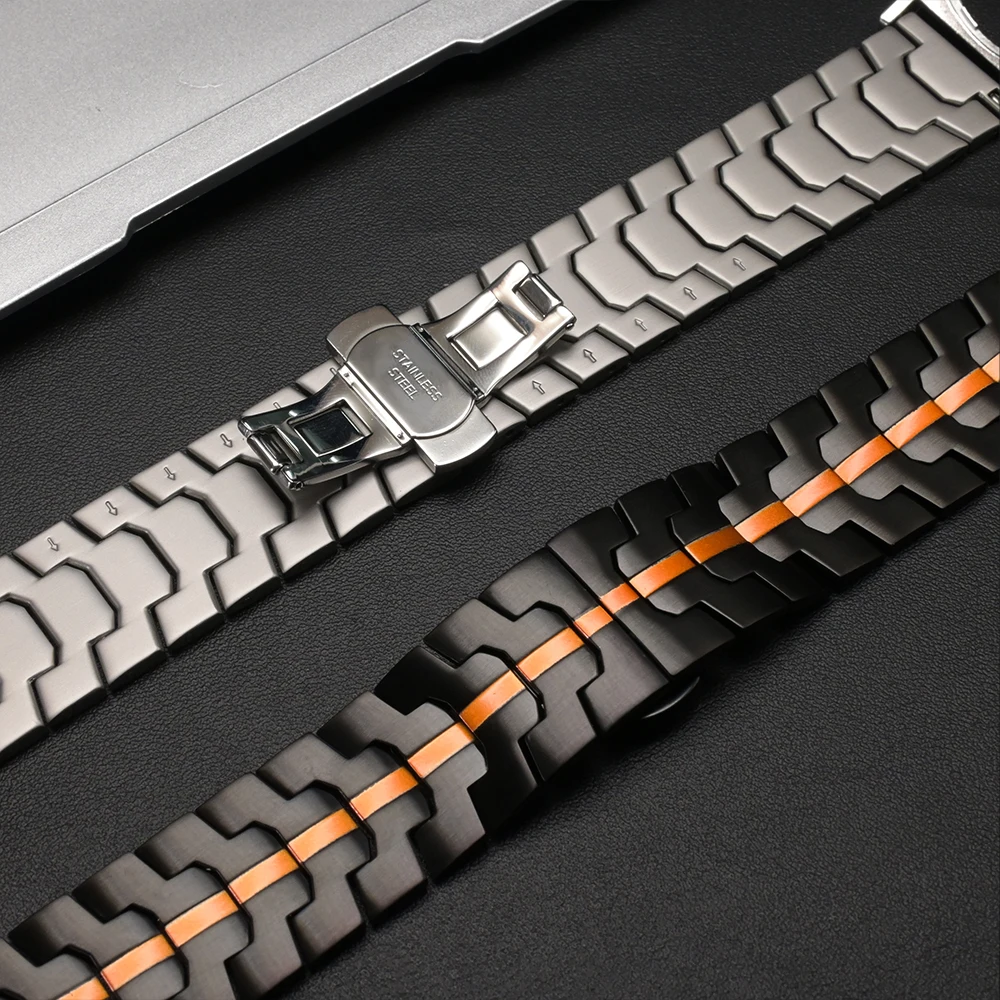 Luxury Stainless Steel Bracelet for Men - Premium Watchband Accessories