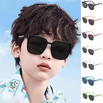Children Sunglasses 2024 Fashion Square Kids Sunglasses Boy Girl Square Goggles Baby Travel Glasses 7 Colors Optional UV400 1