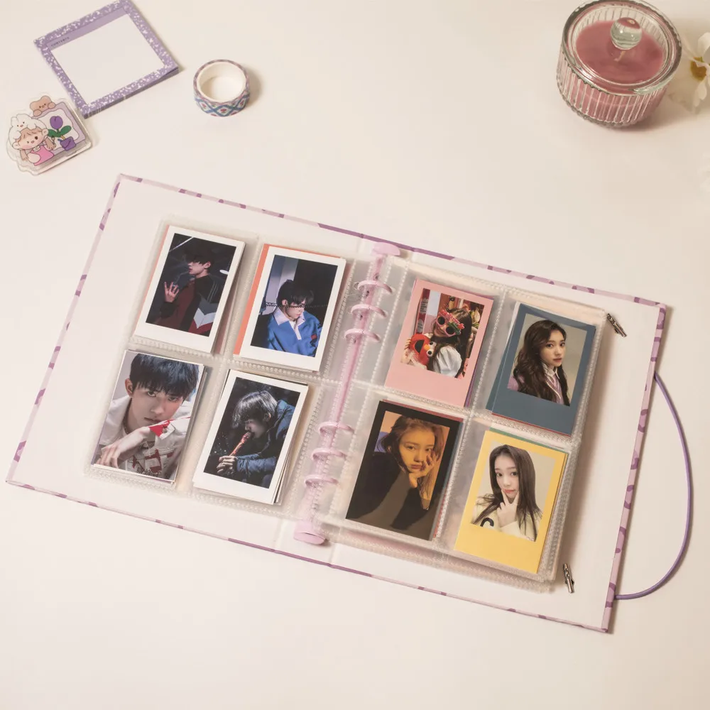 Yuanchu Classeur De Cartes Photo A5 Kpop 40 Pages Intérieures Pour 320