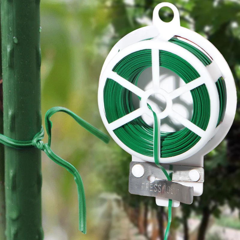 Plant Ties 20M/30M/50M/100M Versatile Gardening Twist Ties Plant Binding Wire plant ties