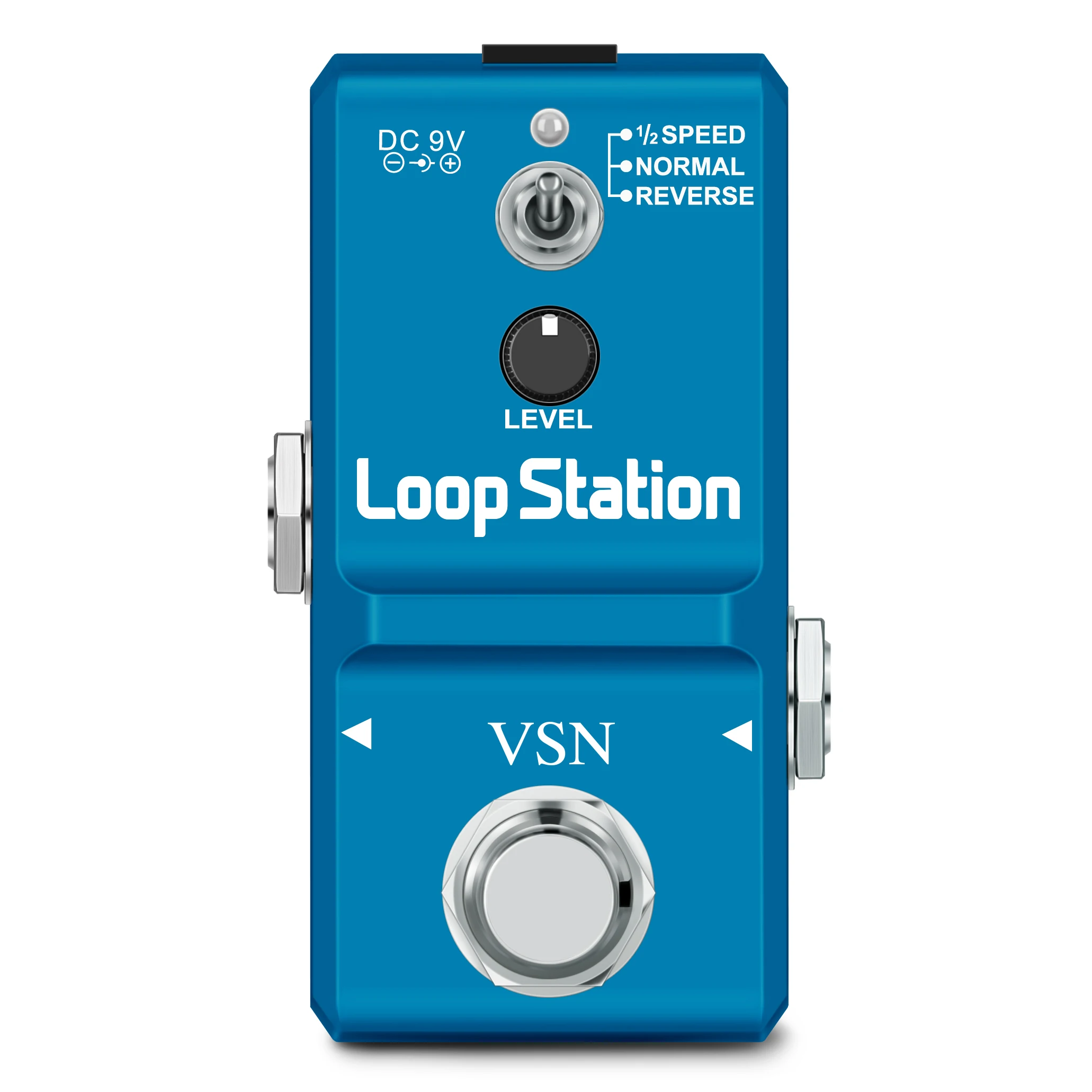 Vsn Ln-332As Guitar Mini Loop Station Sd Card Pedal Looper Effect Pedali Con 10 Minuti Di Registrazione Unlimited 3 Modalità True Bypass