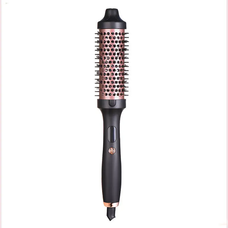 New Design Electric Round Hair Brush Rotating Electric Hair Brush Ceramic Ionic Heat Curling Brush 5