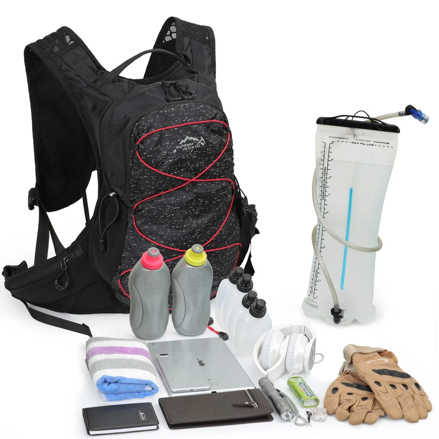 12L Running Backpack Hydration Vest Bicycle Bag Cycling Backpack Breathable Ultralight Bike Water Bag Climbing Cycling Backpack 5