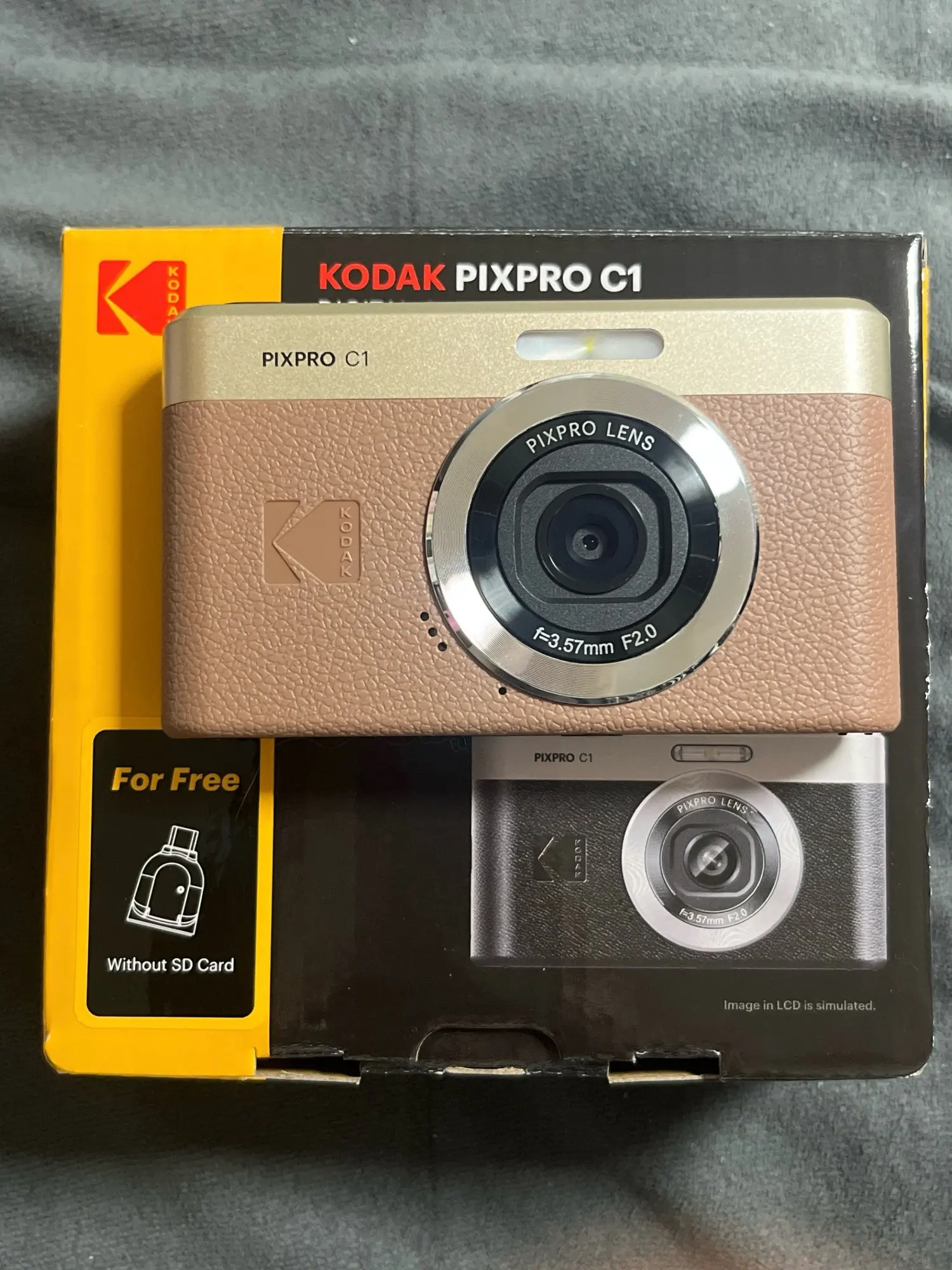 NOVA câmera digital KODAK PIXPRO C1 tudo-em-um com sensor de 13 MP