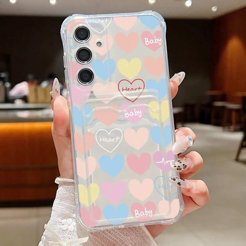 Love Heart Case with Card Holder