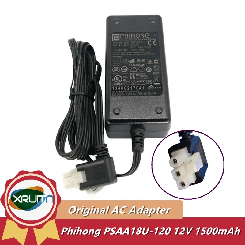 PHIHONG PSA31U-120 AC Power Supply Adapter Charger Output 12V 2.5A
