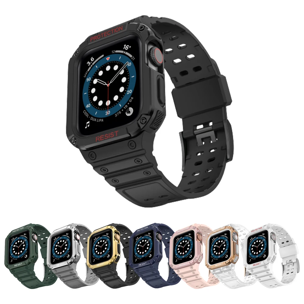 Compatible With Apple Watch Band 45mm 41mm 44mm 40mm With Case