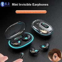 X55 Sleeping Earbuds Wireless Mini Headphones For Work TWS Bluetooth Earphone Stereo Hidden Headsets with Mic HD Call Waterproof 2