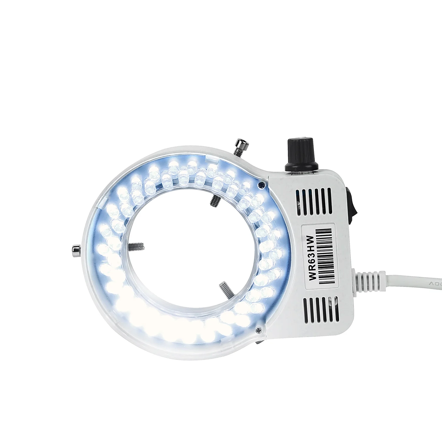 Microscope LED Ring Light Illuminator Lamp For Microscope Circle Light Industrial Microscope Camera Light source EU Plug 3