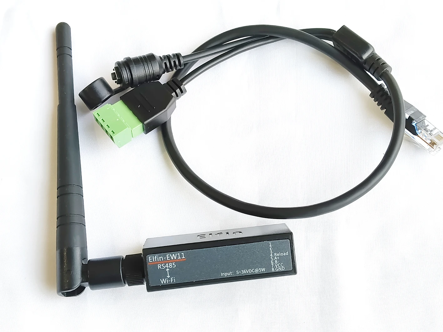 직렬 포트 RS485 - WiFi 직렬 장치 서버 Elfin-EW11 지원 TCP/IP Telnet Modbus TCP 프로토콜 IOT 데이터 전송 변환기