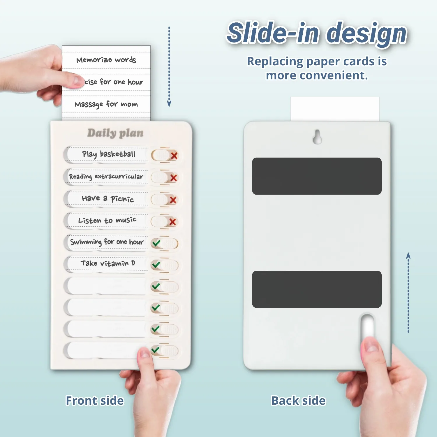 Magnetic Erasable Planner Board with Accessories
