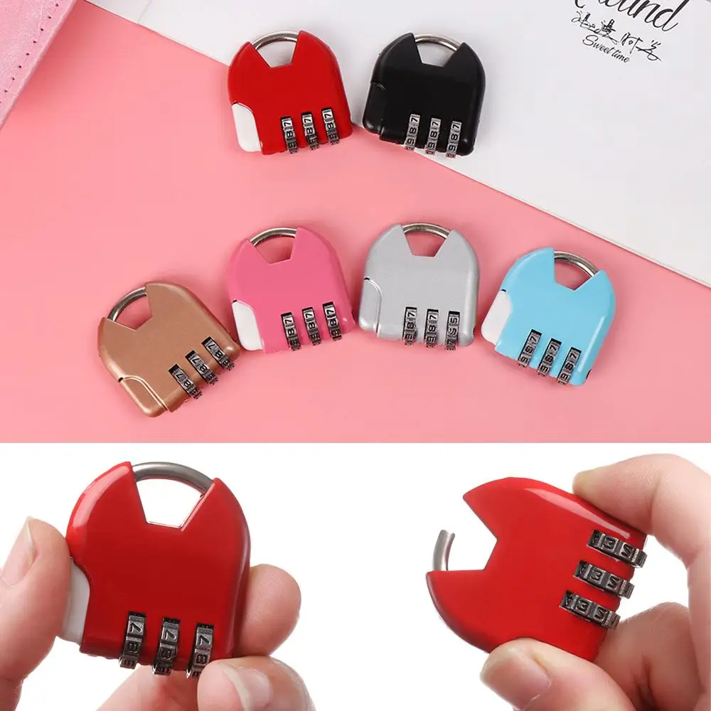 กุญแจล็อคกระเป๋าเดินทางแบบ3หลักรหัสรหัสใส่รหัสผ่านเข้ายิม 1