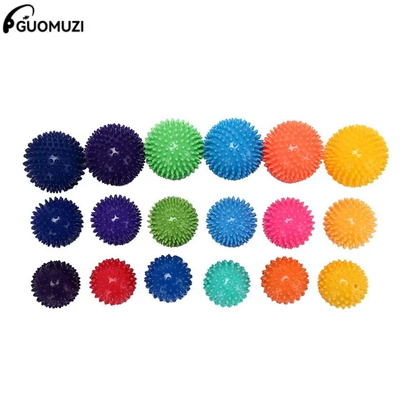 7cm/7.5cm/9cm Fitness PVC Hand Massage Ball PVC Soles Hedgehog Sensory Training Grip The Ball Portable Physiotherapy