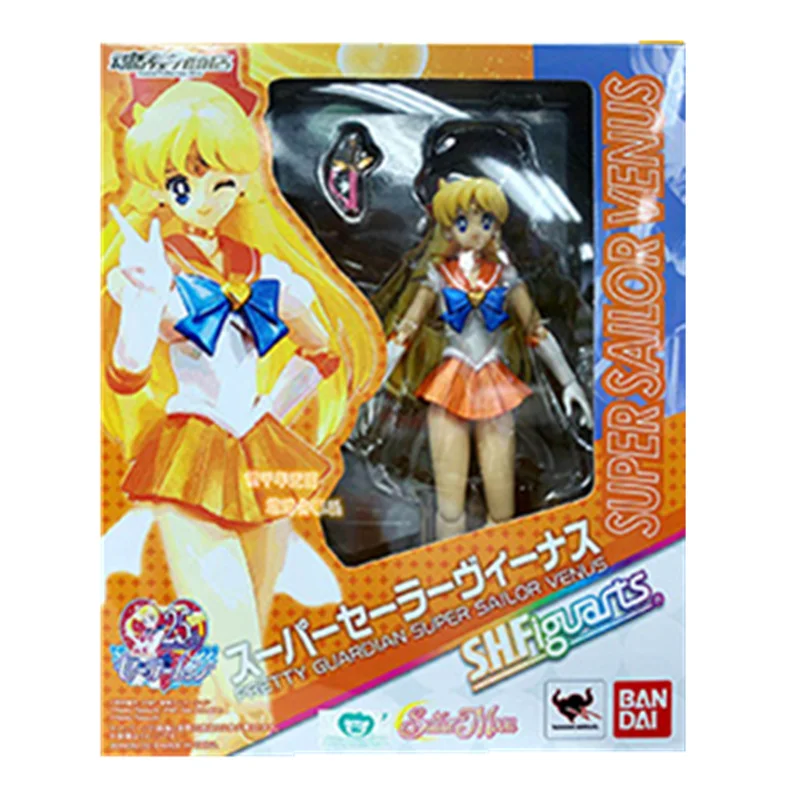 thumbnail image 1 of Figura de acción de anime completa BANDAI Original SHFiguarts Sailor Moon Marte Júpiter Venus Urano Neptuno Plutón Saturno, 1 of 5