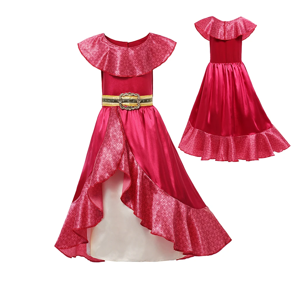 thumbnail image 1 of Disney-disfraz de la Princesa Elena de Avalor para niña, traje de fiesta de carnaval, ropa para niños, vestido de baile de Cosplay de cumpleaños, 2024, 1 of 5