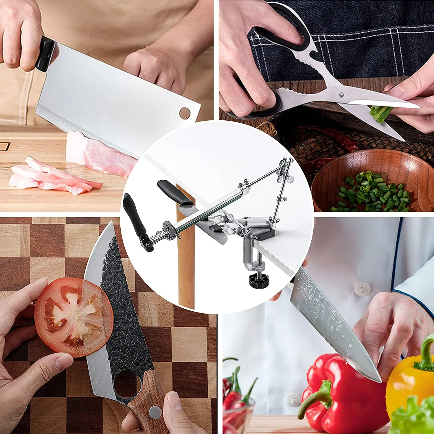 Knife Sharpener Professional Apex Sharpening Kit Tool Chef's Choice