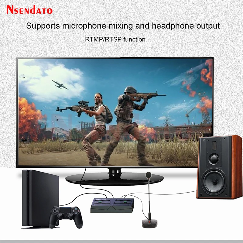 Ezcap350 HD PVR Pro HDR HDMI Video Gaming Capture Record Card 4K 60fps For live streaming Broadcast OBS For PC USB Flash Driver