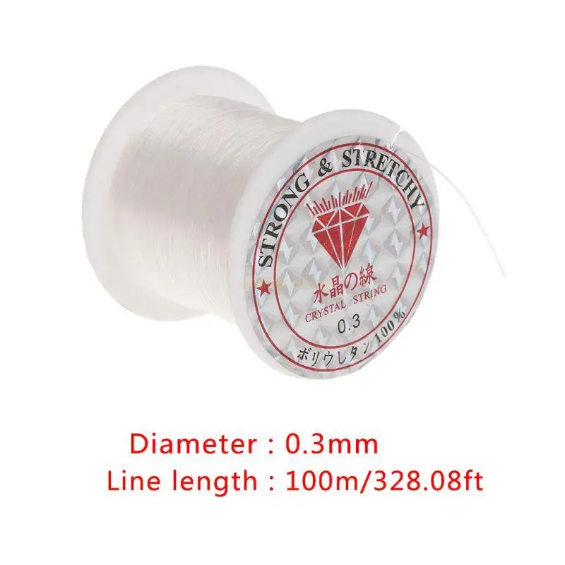 Fish Line Fishing Wire 100M Nylon Thread Clear Fishing Wire Clear Nylon  Strong String For Hanging Fishing Balloon Garland