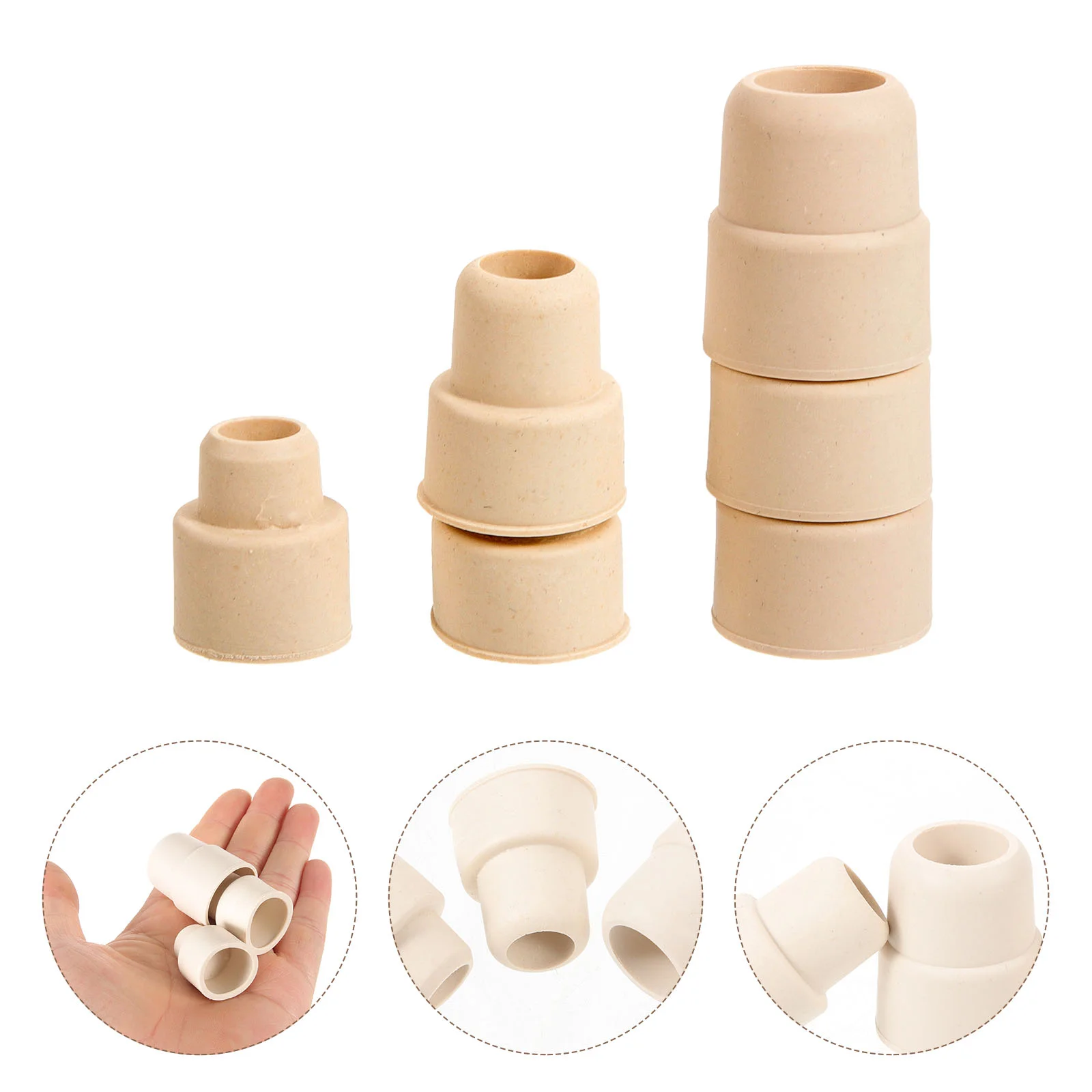 

30Pcs Rubber Plugs Compact Rubber Stoppers Household Jug Stoppers Bottle Plugs