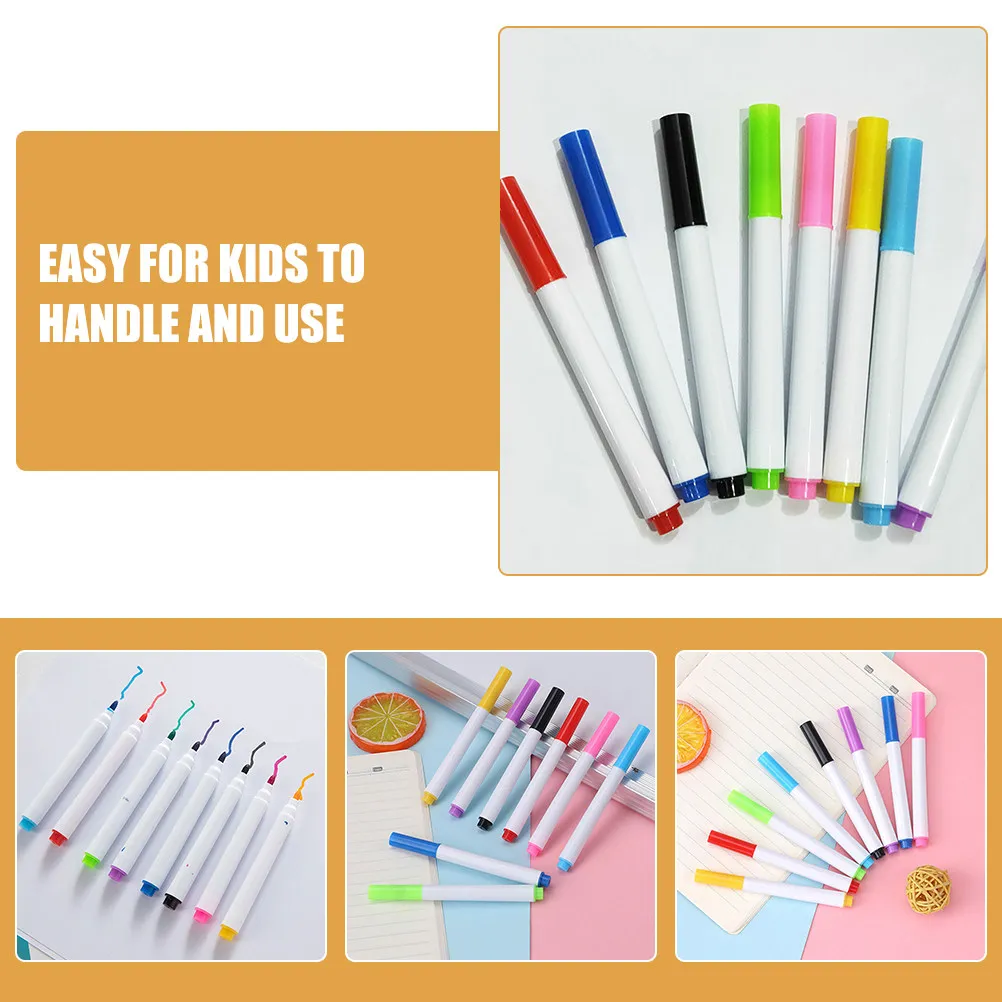 세척 가능한 화이트보드 펜용 16Pcs 드라이 지우기 마커, 미세한 팁, 밝은 색상, 얼룩 방지, 학교 미술용 인체공학적 그립