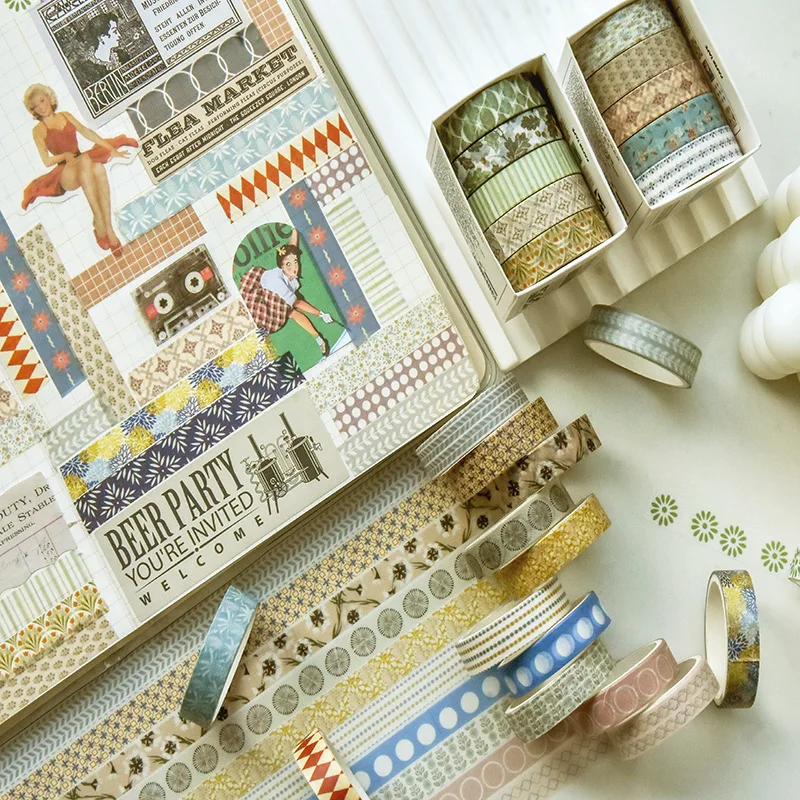 Hand Account Tape Set Decorative Material Hand Account Tape, Washi Tape Sticker 3