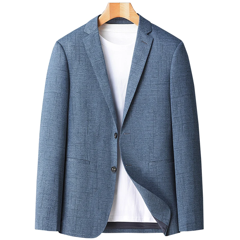 Mens Suit Jackets Stretch Blazer Casual Business Suit Coat Japanese Korean Blazers Elegant Brand Spring Autumn Office Outwear men suit jacket
