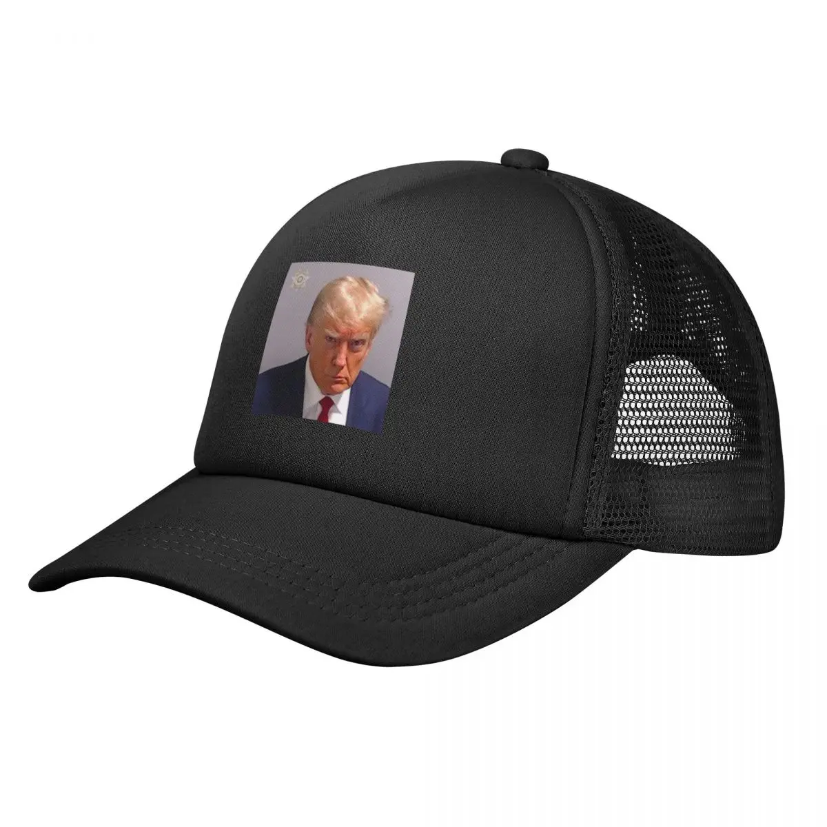 

Trump Mugshot Racerback Unisex Adult Mesh Baseball Cap for Spring and Summer