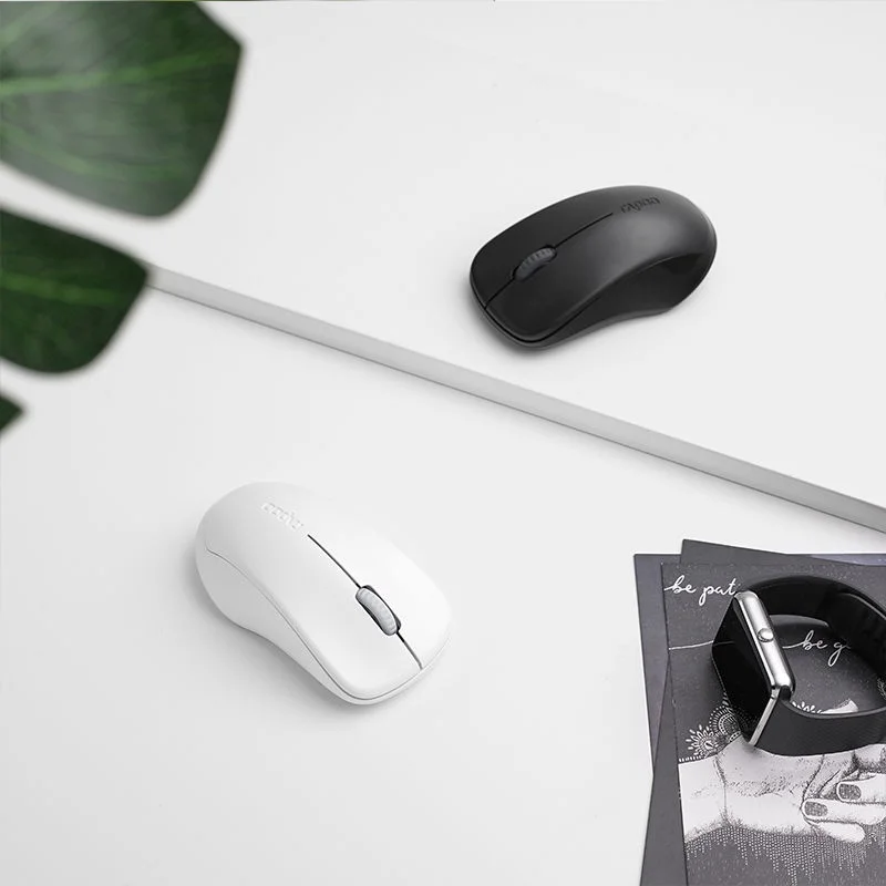 Rapoo 1680 Wireless Mouse 2.4G Portable Ergonomic 3 Buttons Silent Mice Laptop Computer PC Windows Mac Office wireless mouse ergonomic mouse
