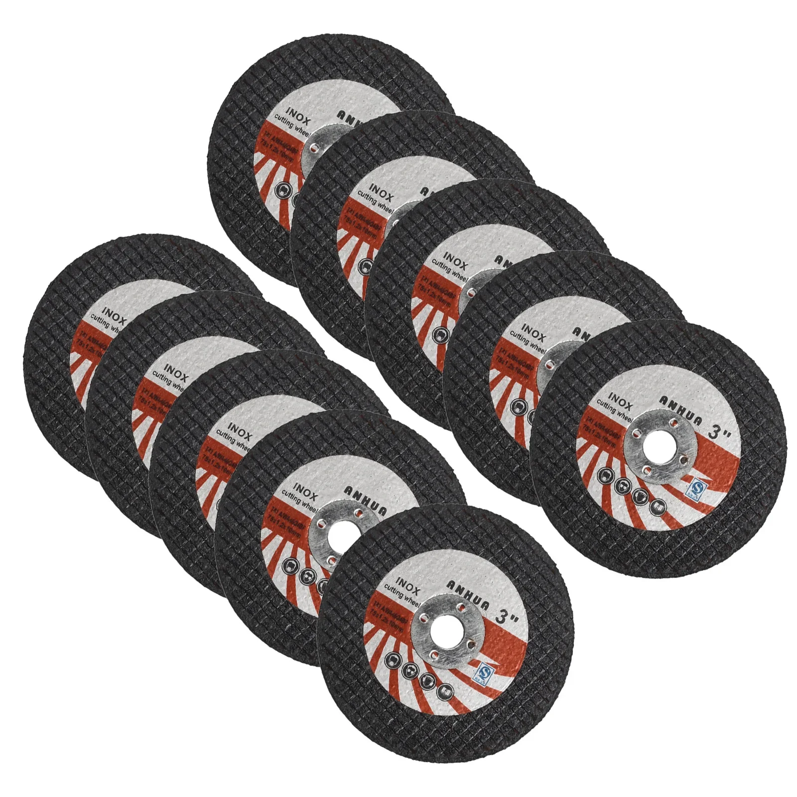 10pcs 75mm 미니 커팅 디스크 앵글 그라인더 용 원형 수지 그라인딩 휠 연마 커팅 디스크 Electic 커팅 시트