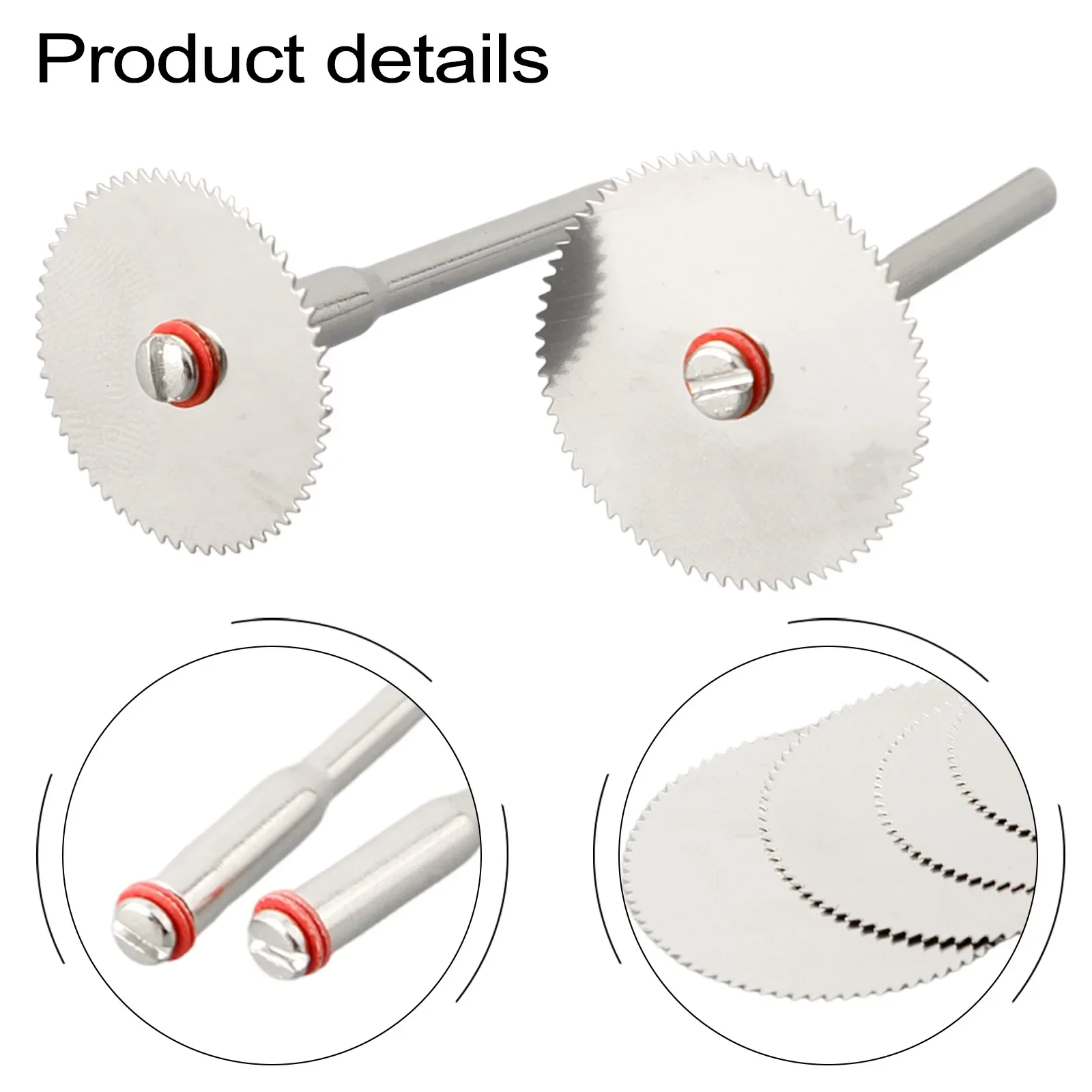 Mini Circular Saw Blade Carbon Steel Rotating Tool Cutting Discs 12pcs Mandrels Woodworking-Tools Cutting Wood Plastic Mini Saw Blades