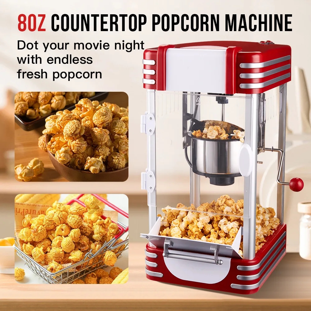 Commercial Popcorn Machine Fully Automatic Popcorn Machine Household Small