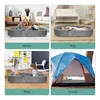 Wanan Toddler Travel Bed Removable and Washable Portable Toddler Portable Bed Foldable Toddler Bed for 18 M- 6yr Old (Gray) 6