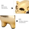 Ceramic Gold Pig Piggy Bank Cute Coin Piggy Bank Creative Home Furnishings Lucky Pig Decoration 2