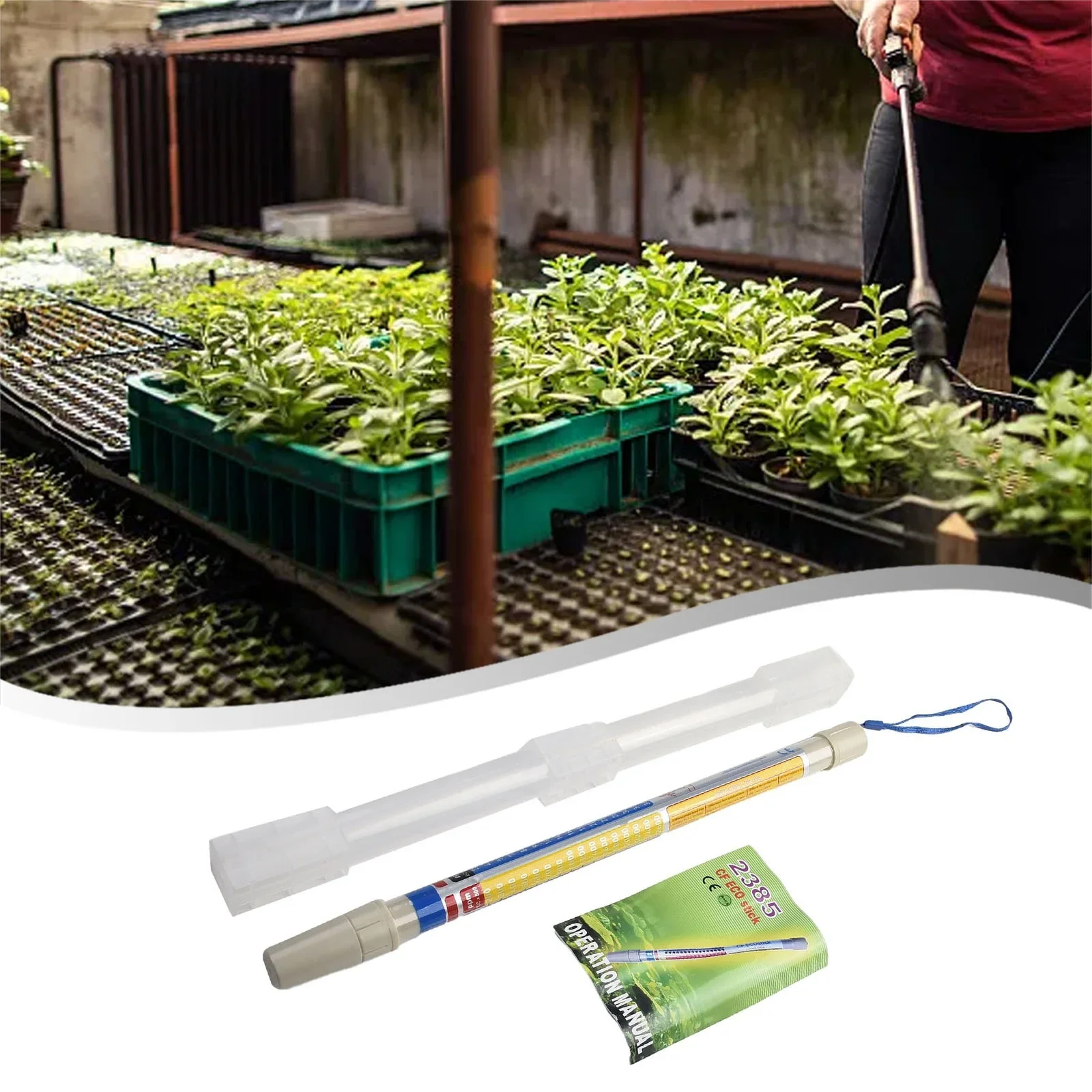 Nutrition Wand Making Hydroponics Plant Care Easy with our Professional Nutrient Meter Measures EC/PPM/CF with High Accuracy