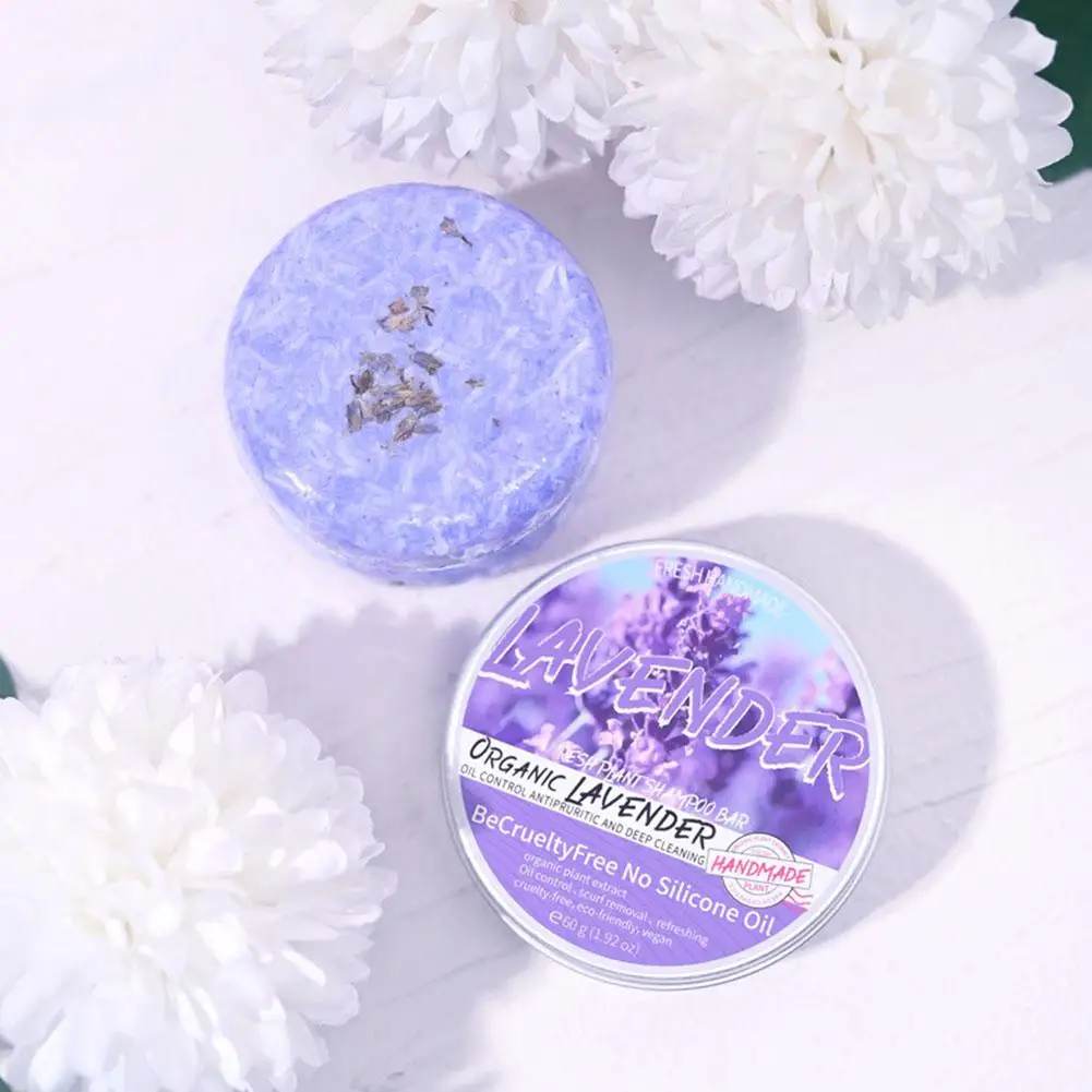 Description Picture 6 of itemPurple Shampoo Bar For Gray Hair, Natural Herbal Purple Rain Shampoo Bar Anti Itch Hair Loss Nourishing Hair Refreshing U7I7