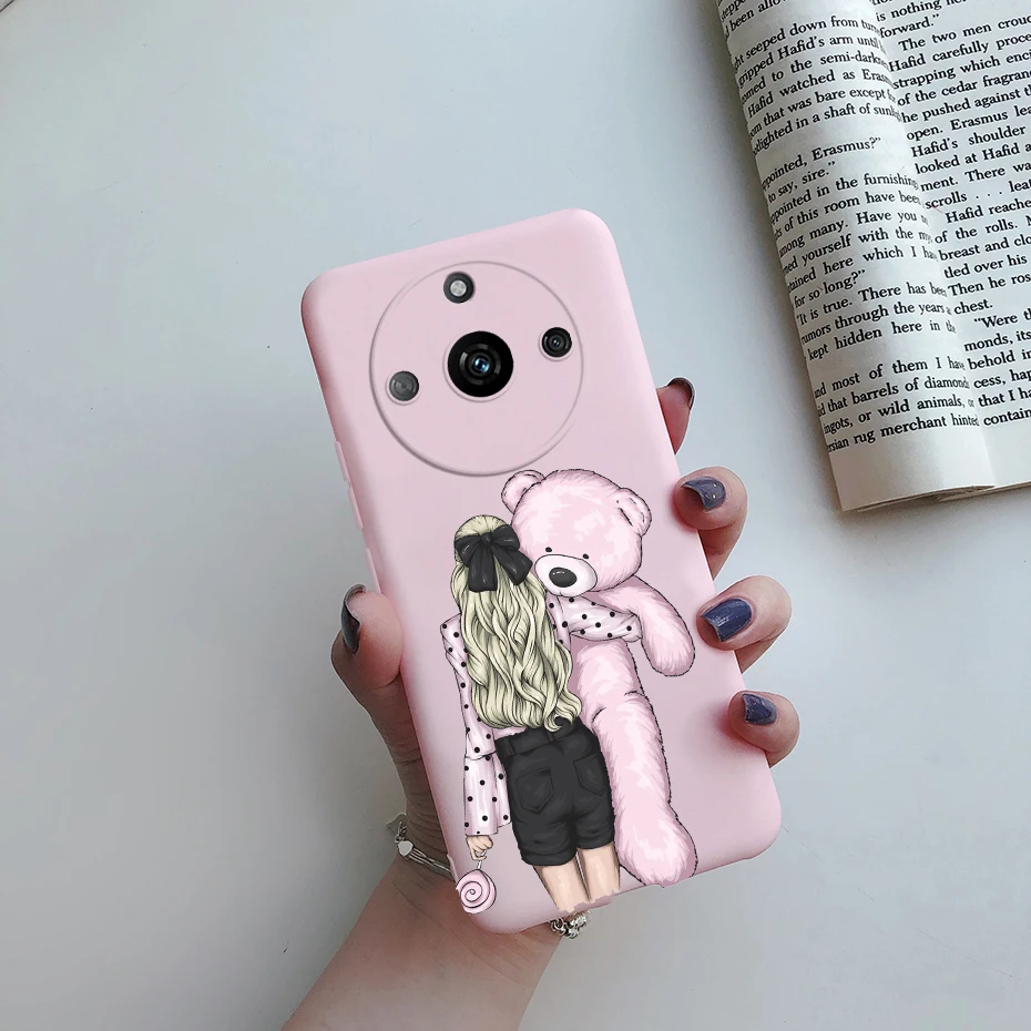 Stylish Pretty Girl Soft TPU Phone Case - Realme 11 Pro+ Collection