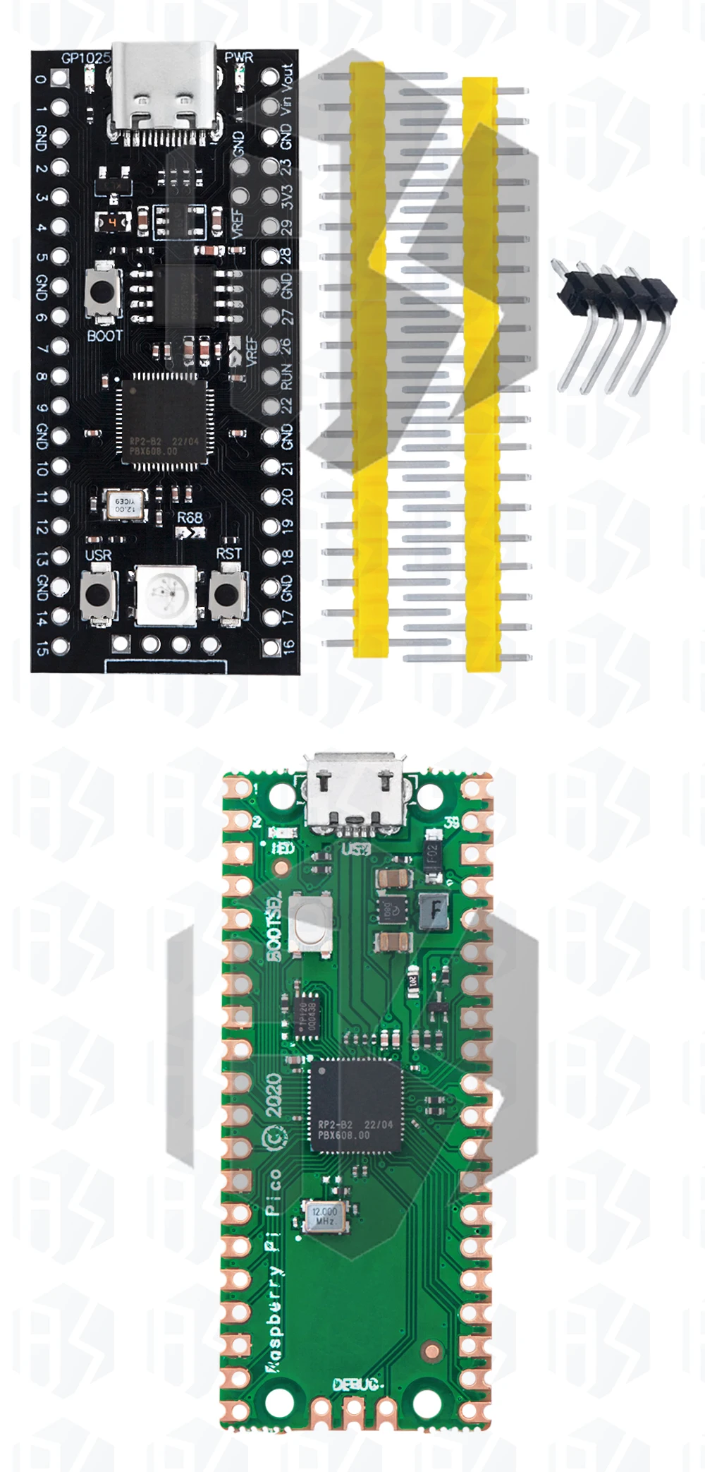 FÜR Raspberry Pi Pico Entwicklungsboard: Ein kostengünstiges, leistungsstarkes Mikrocontroller-Board mit RP2040, RP2350, Cortex-M0+ und Dual-Core-ARM – Detail 18