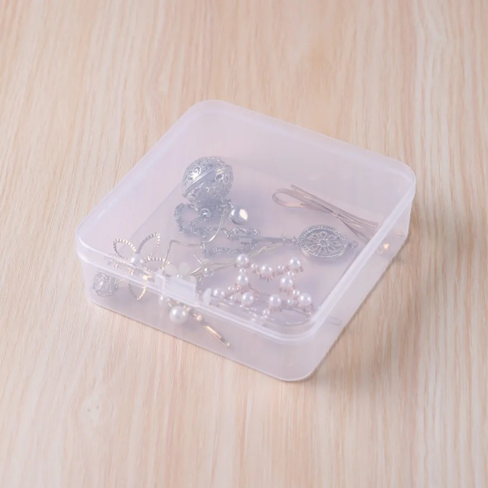 5 Pcs Small Plastic Storage Containers Lids Bins Parts Bead Clear Beads  Craft Organizing Multifunction Mini Case - AliExpress