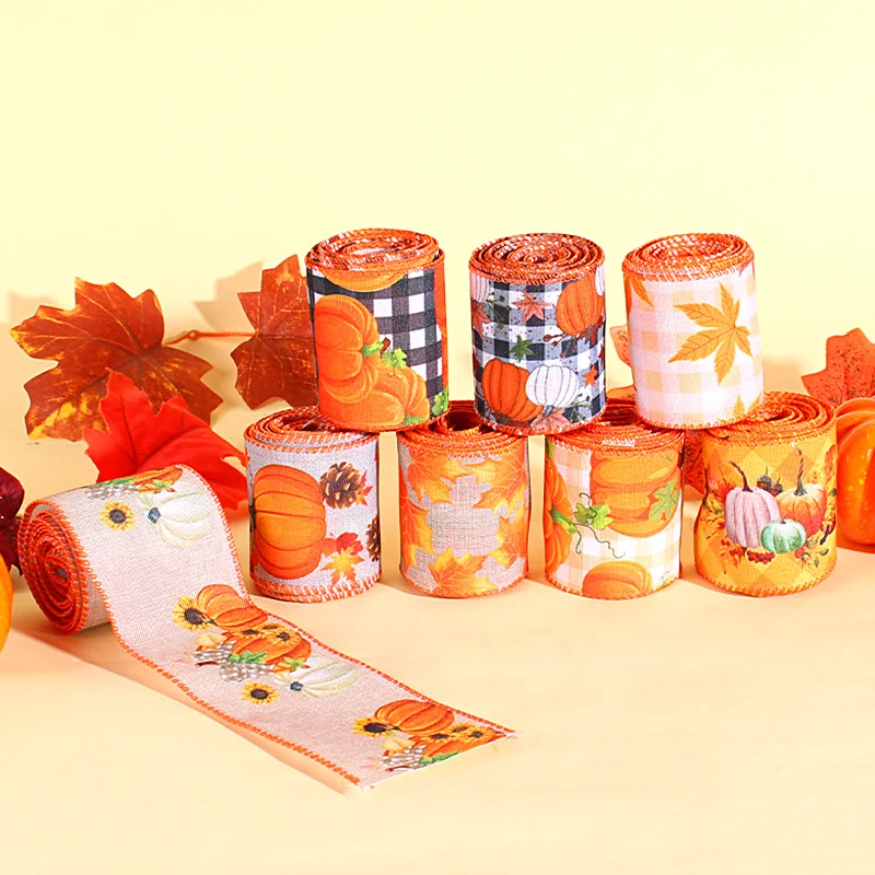 

Осенняя коллекция, праздничная подарочная упаковка, декоративная лента, кленовый лист, стандартная подарочная упаковка, поделки «сделай сам» на День Благодарения