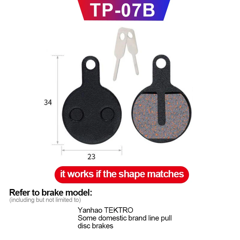 thumbnail image 2 of MTB Bicycle Hydraulic Disc Brake Pads For B01s SHI... – Grandado 2 of 13