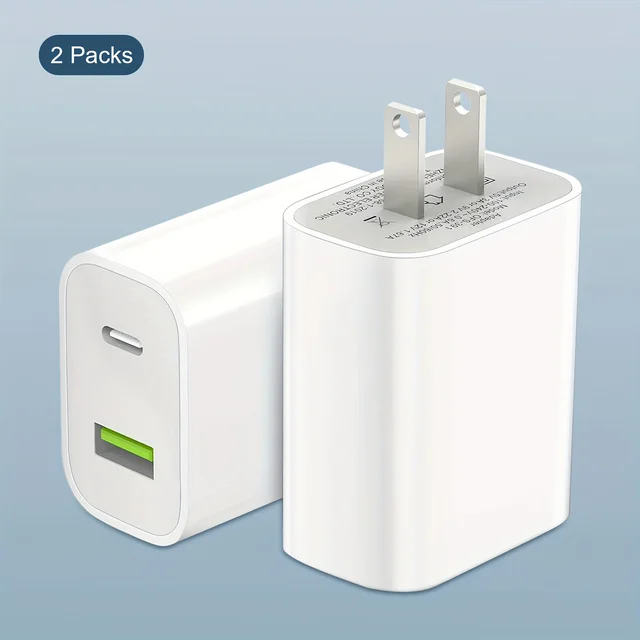 Dual USB-C Charger Block 4