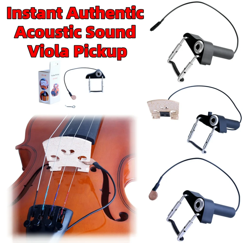Pickup For Violin Electronic Organ Instant Authentic Acoustic Sound-Easy To Mount Adjusting Placement CV-18 Spare Parts
