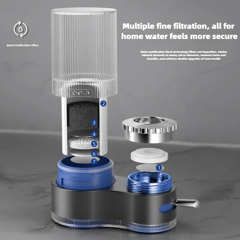 Water purifier faucet filter household tap water direct drinking front scale inhibitor kitchen water purifier