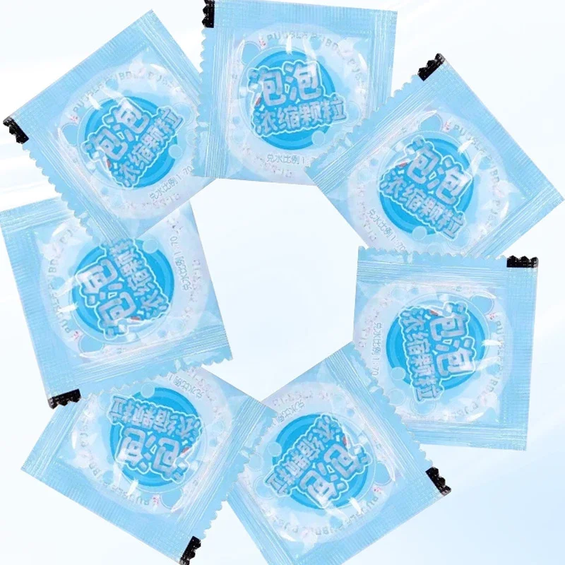 10-40pcs 버블 머신 보충 액체 다채로운 버블 농축 과립 10pcs ? 1000ml 버블 건 보충 과립