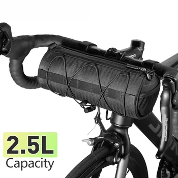 Borsa Multifunzionale per Manubrio Bicicletta, Borsa a Tracolla Portatile per Ciclismo Outdoor, Viaggi e Accessori Bici