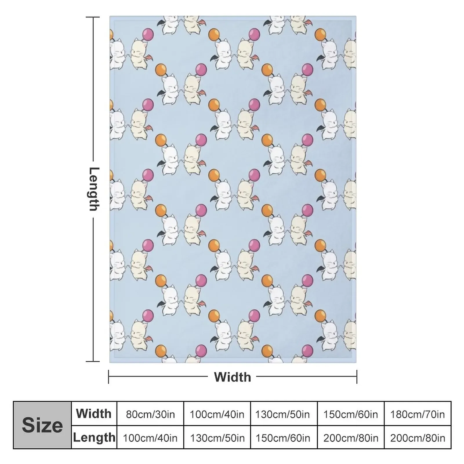 Moogles Throw Blanket sofa Thin Blankets Polar blanket 2