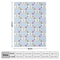 Moogles Throw Blanket sofa Thin Blankets Polar blanket 2
