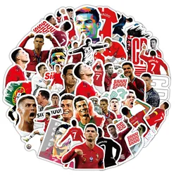 Set of 10/60 Cartoon Football Stickers for Kids - Fun Sports Graffiti Decals for Decoration (60PCS)